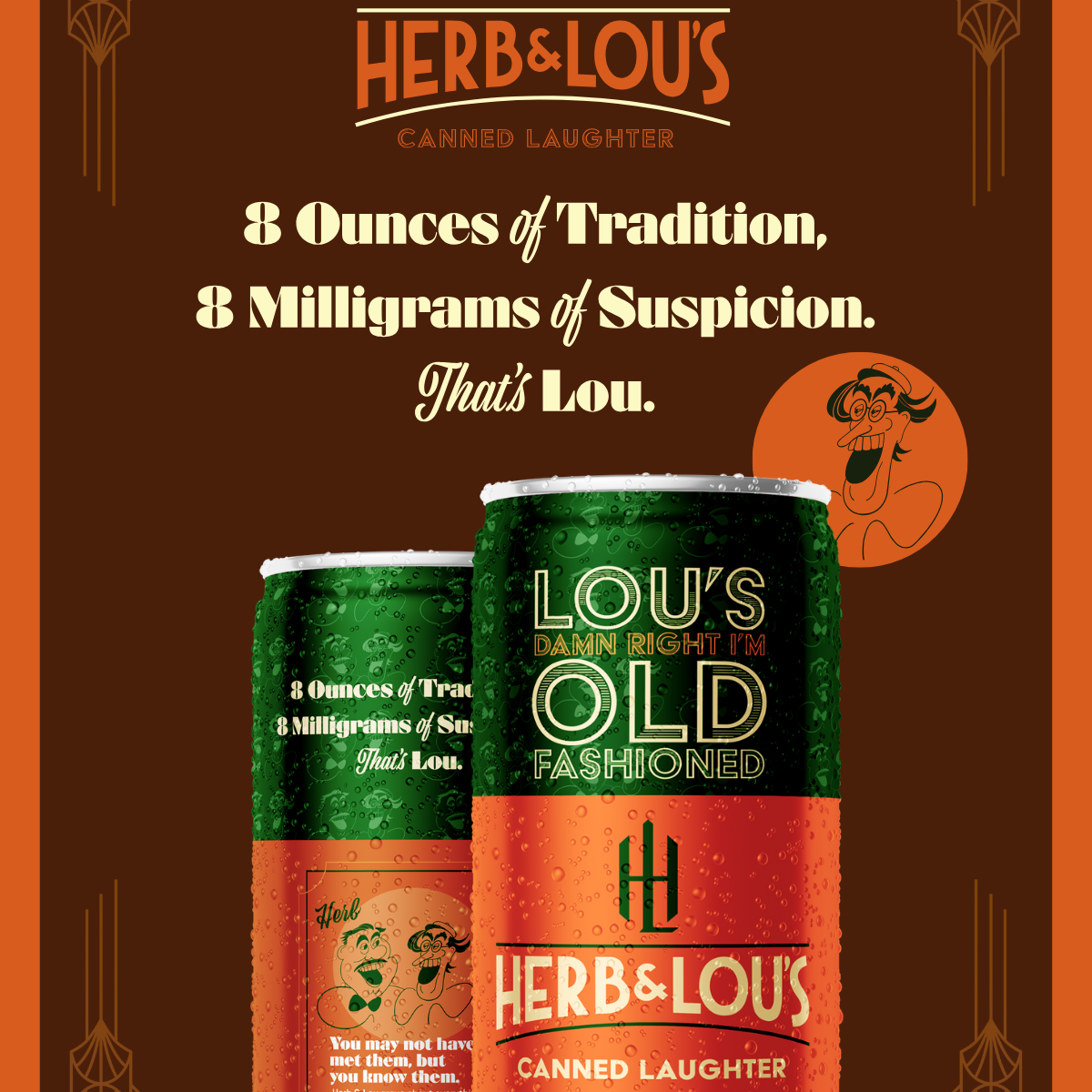 Herb & Lou’s: Canned Laughter You Can Drink