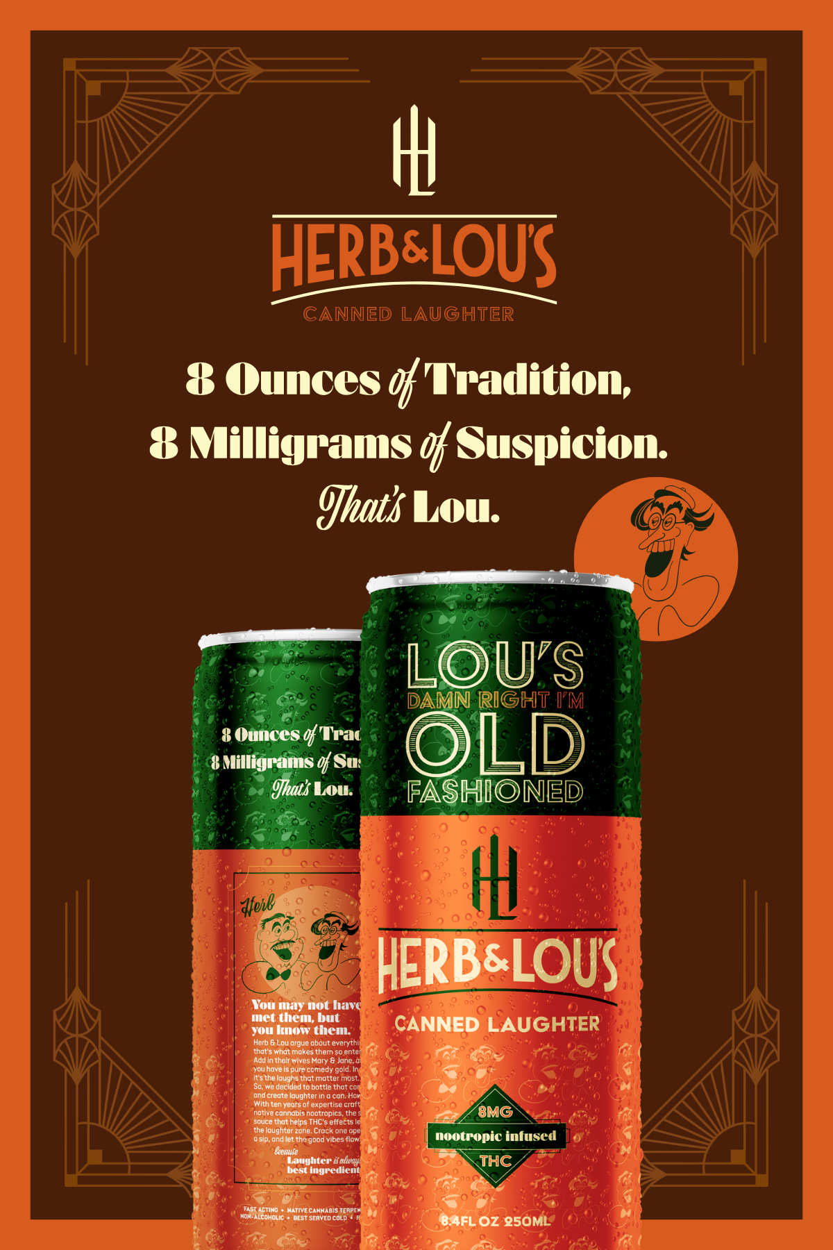 Herb & Lou’s: Canned Laughter You Can Drink